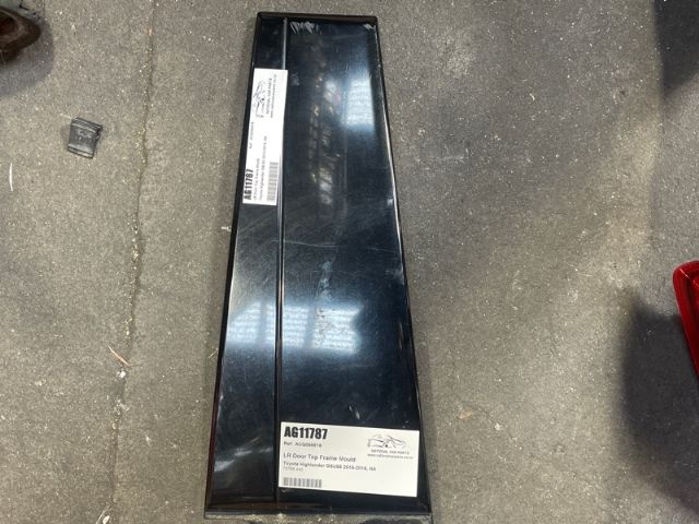 Toyota Highlander GSU55 2015-2016 LR Door Top Frame Mould